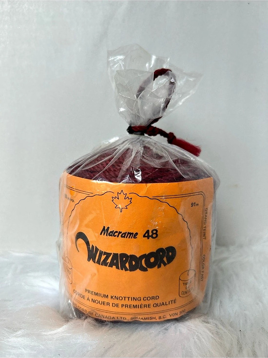 Wizzard Cord Other - Wizzard Cord Macramé 48 Macramé Cord Spool in Red NWT